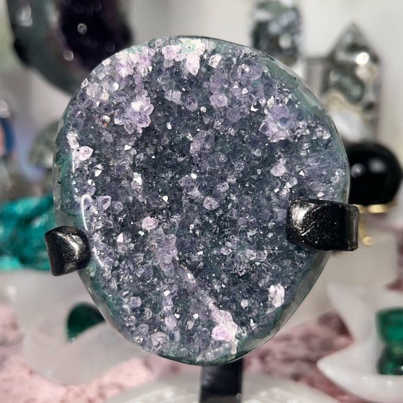Jewelry - Beautiful Green and Purple Druzy Agate 🪻💚🪻 GPD1